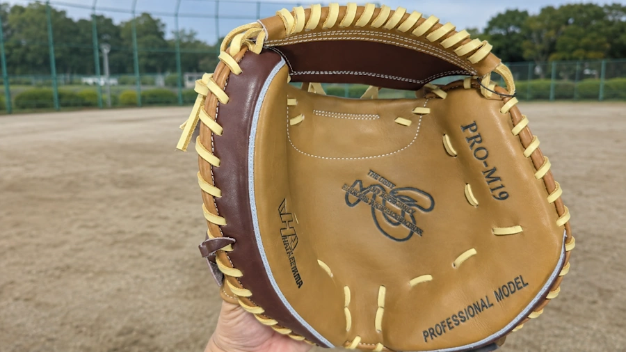 筆者が所有するハタケヤマのミット