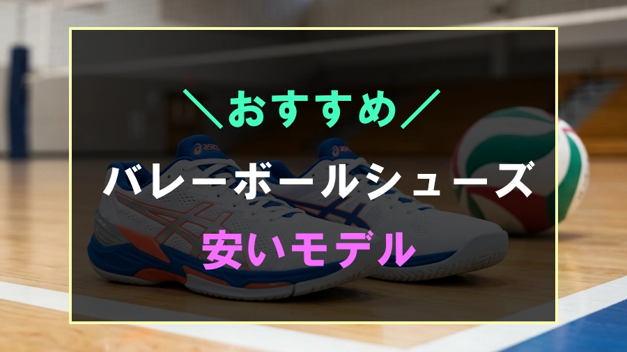 安くておすすめのバレーボールシューズ